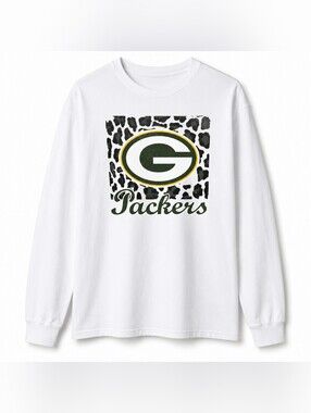 GREEN BAY PACKERS White Long-Sleeve Tee